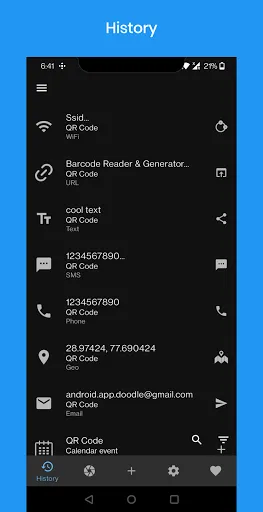 ภาพหน้าจอของ Barcode Scanner & Generator