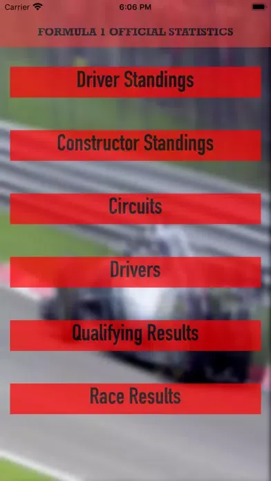 Formula Racing Statistics 스크린샷