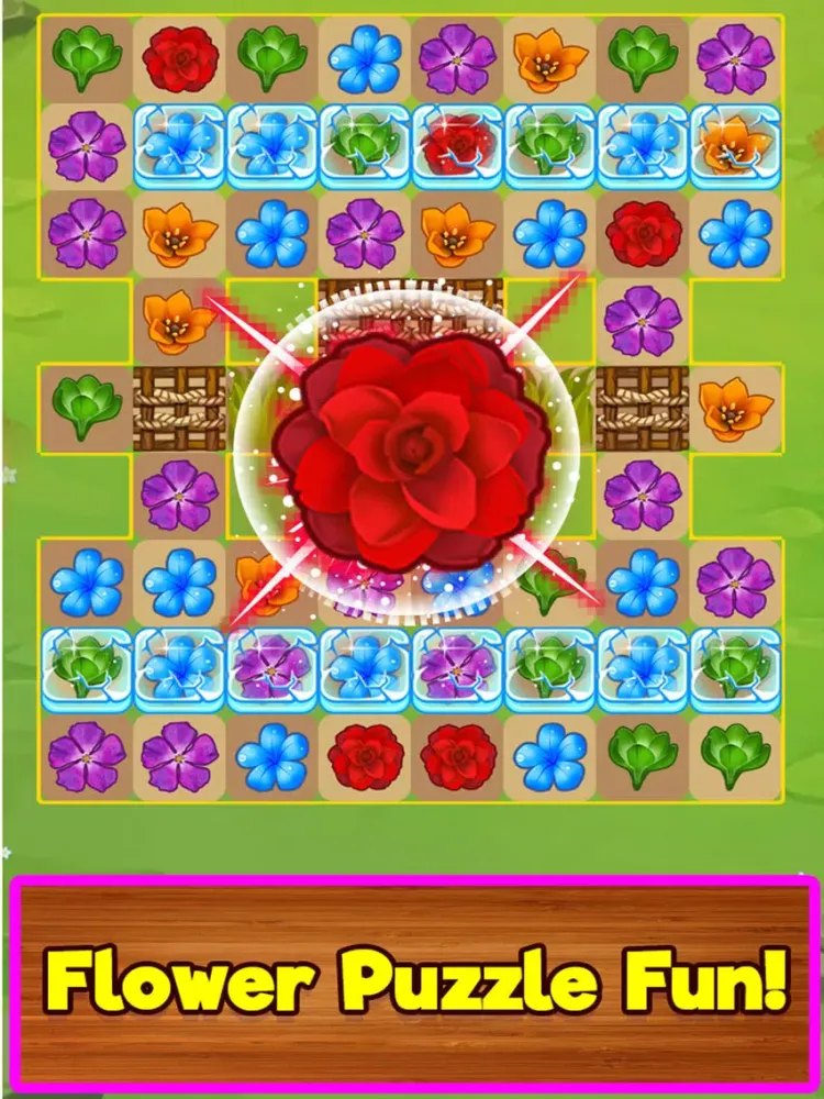 Capturas de tela do Blossom Garden Match 3 Puzzle Game! iPad 