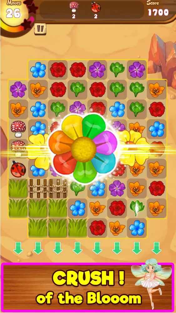 Capturas de tela do Blossom Garden Match 3 Puzzle Game!