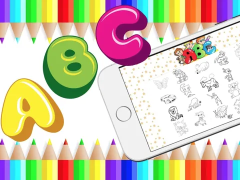 ABC Draw Color - Draw, Paint, Doodle, Sketch for Preschool Kid iPad 應用截圖