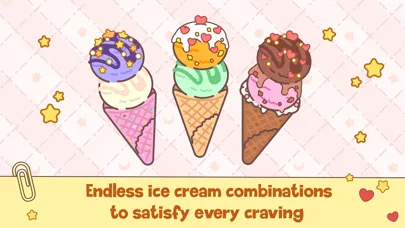 Capturas de tela do Ice Cream Cafe