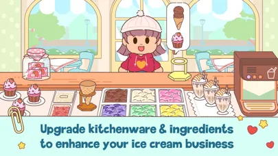 Capturas de tela do Ice Cream Cafe