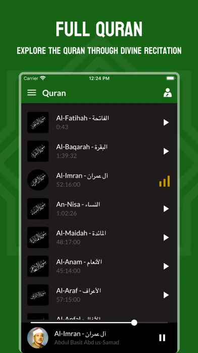 Tangkapan skrin Quran Audio Mp3 - 114 Surah