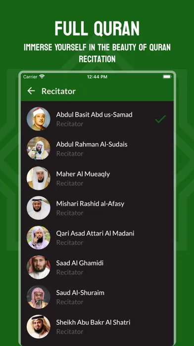 Tangkapan skrin Quran Audio Mp3 - 114 Surah