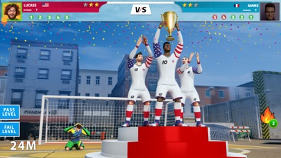 Capturas de tela do Street Soccer Cup 2024