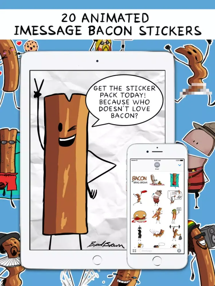 Ảnh chụp màn hình của Bacon by Brad Brown iPad 