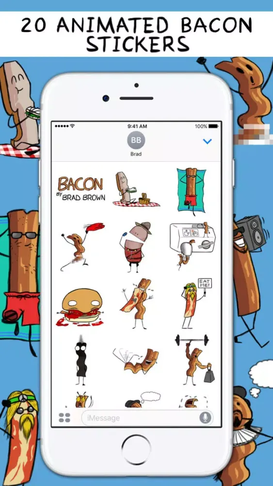 Ảnh chụp màn hình của Bacon by Brad Brown