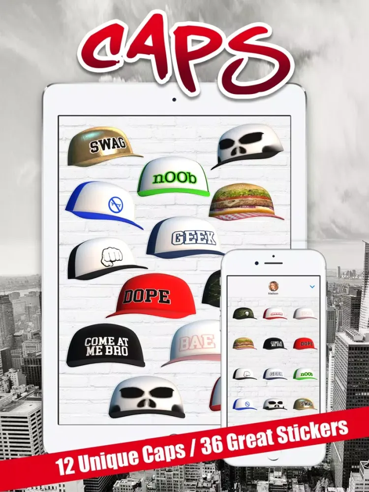 Baseball Caps iPad  Screenshots