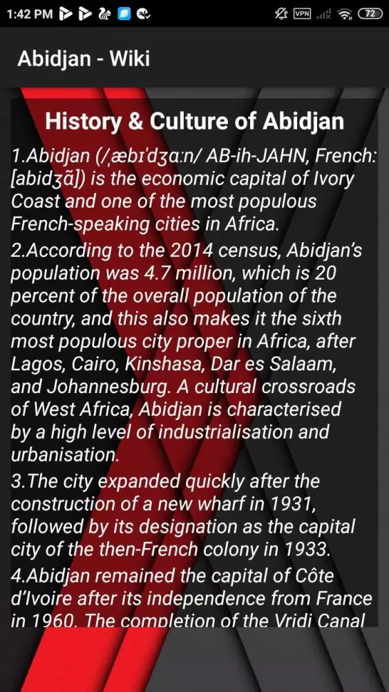 تصاویر Abidjan - Wiki