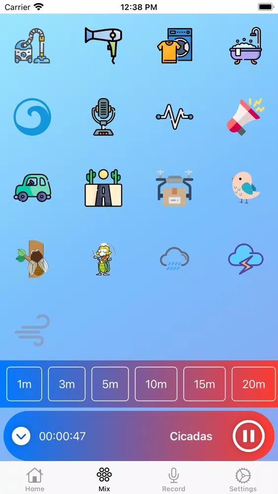 Capturas de tela do Maple Relax Mixer