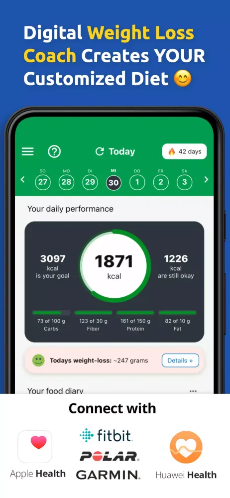 Low Carb Tracker & Recipes App應用截圖