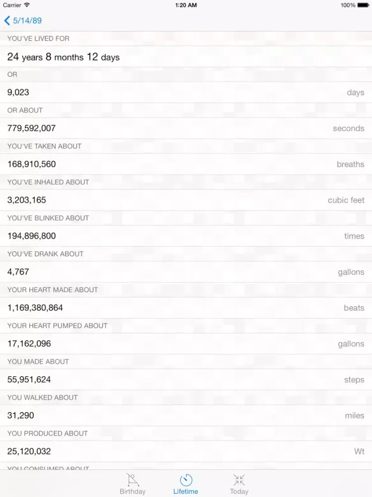 Facts about life free iPad  スクリーンショット