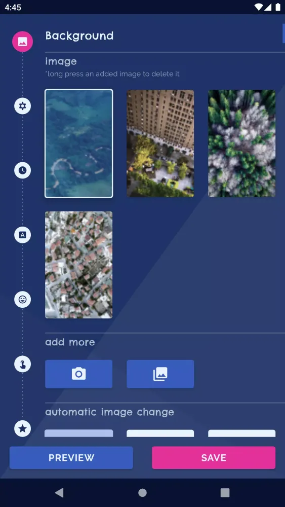 Falling Rain Live Wallpaper Screenshots