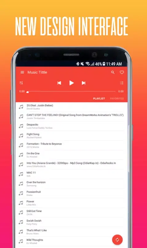 Tangkapan layar iMusic Player style OS 11