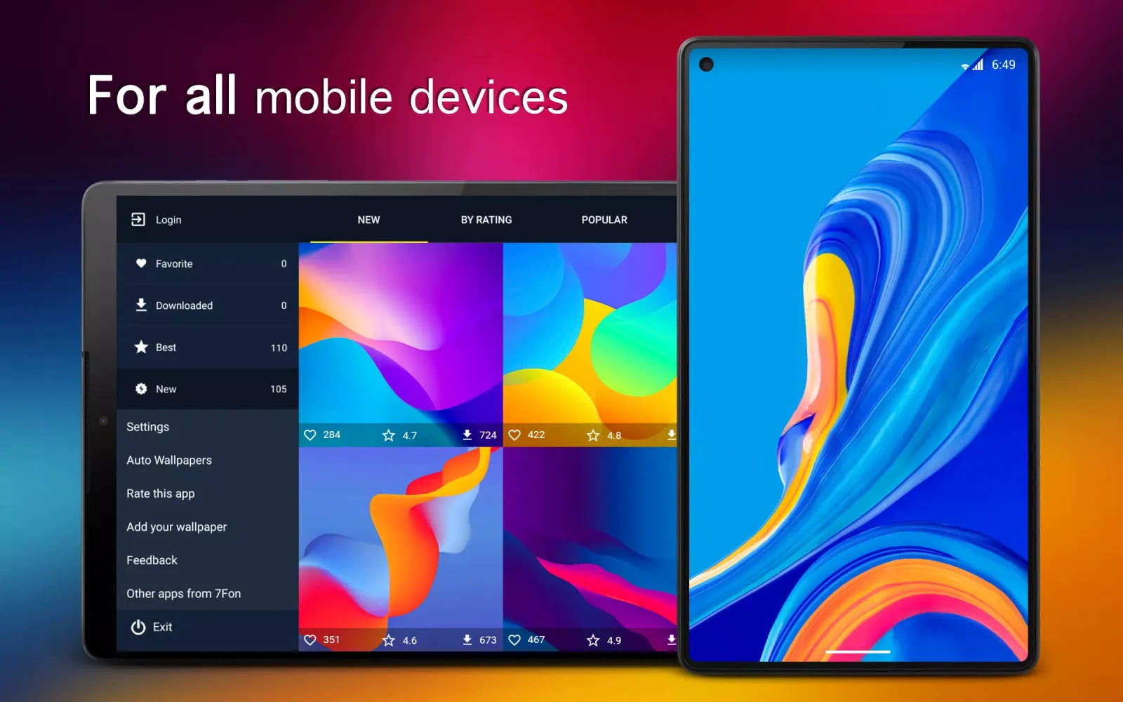 Abstract Wallpapers 4K应用截图