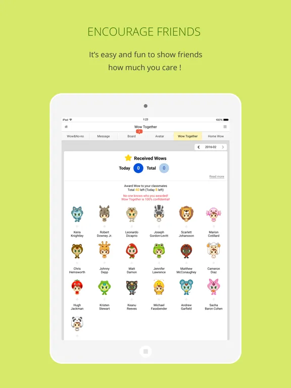 Ảnh chụp màn hình của Student Class123 iPad 