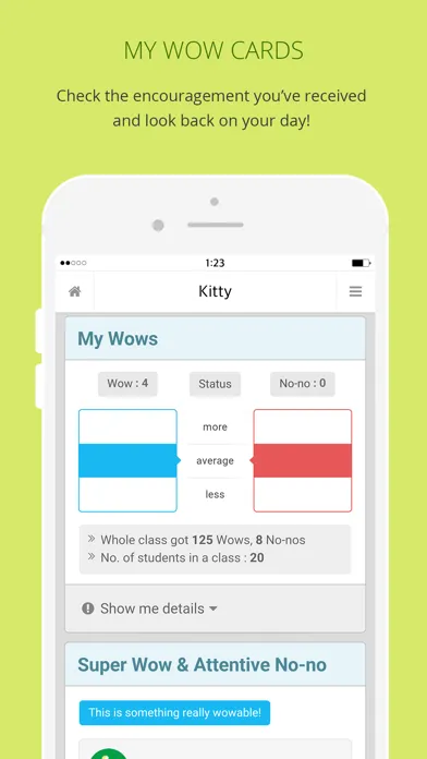 Ảnh chụp màn hình của Student Class123