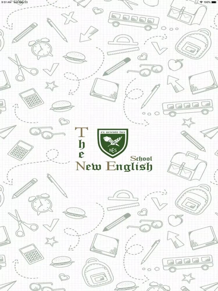 The New English School iPad  스크린샷