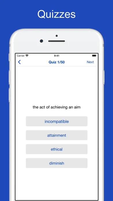 Captures d'écran de Academic Word List In Use