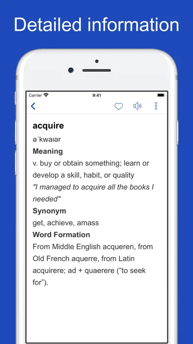 Captures d'écran de Academic Word List In Use