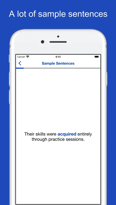 Captures d'écran de Academic Word List In Use
