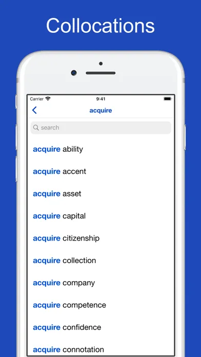 Captures d'écran de Academic Word List In Use