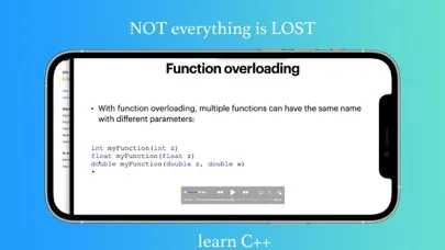 Zrzuty ekranu Learn C++ Concepts Course