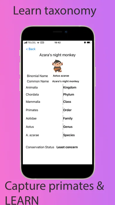 Primate Identifier スクリーンショット
