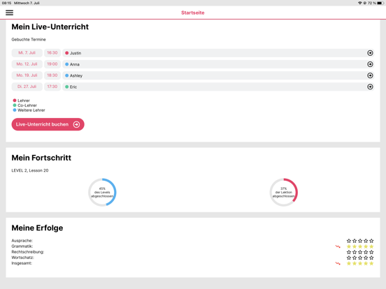 NELA - New Language Academy iPad  Screenshots
