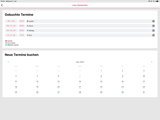NELA - New Language Academy iPad  Screenshots