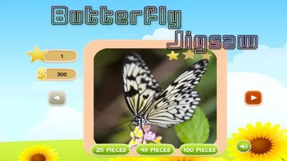 Zrzuty ekranu Butterfly Jigsaw Puzzle Kid Game