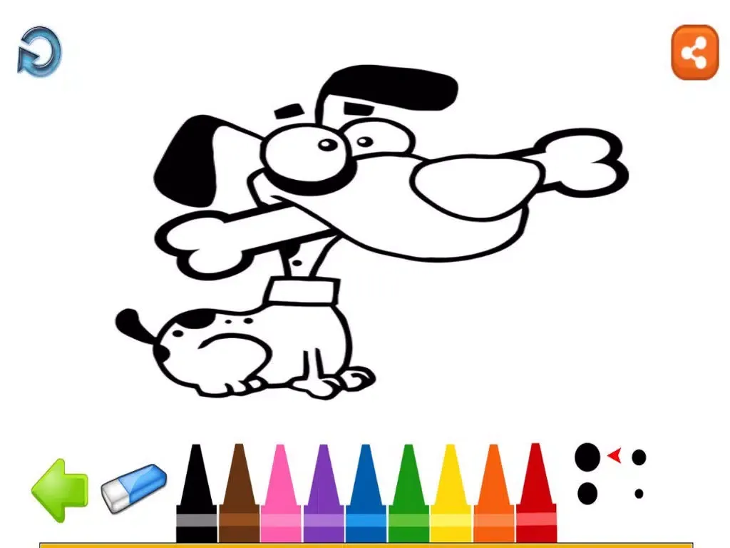Captures d'écran de Coloring for Kids 1 - Fun color & paint on drawing game for boys & girls iPad 