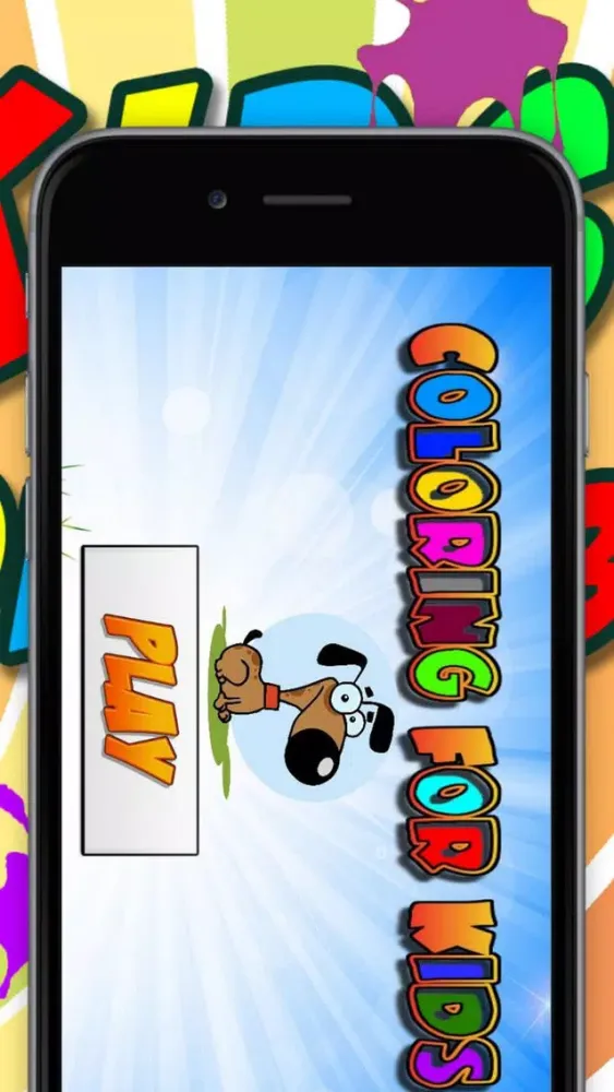 Captures d'écran de Coloring for Kids 1 - Fun color & paint on drawing game for boys & girls