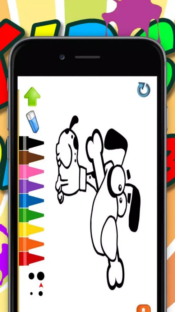 Captures d'écran de Coloring for Kids 1 - Fun color & paint on drawing game for boys & girls