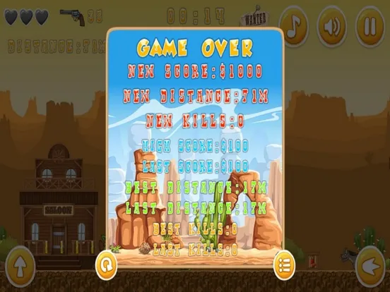 Capturas de pantalla de Cowboy Run and Jump iPad 