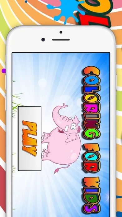Elephant Coloring book for Kid - Fun color & paint on drawing game for boys & girls Screenshots