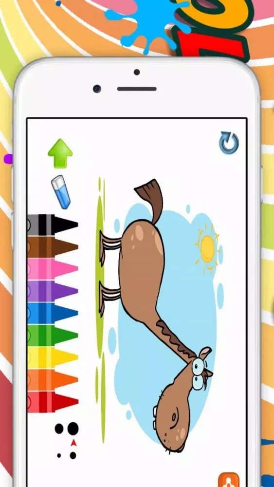 Tangkapan skrin Farm Animals Coloring Book For Kids