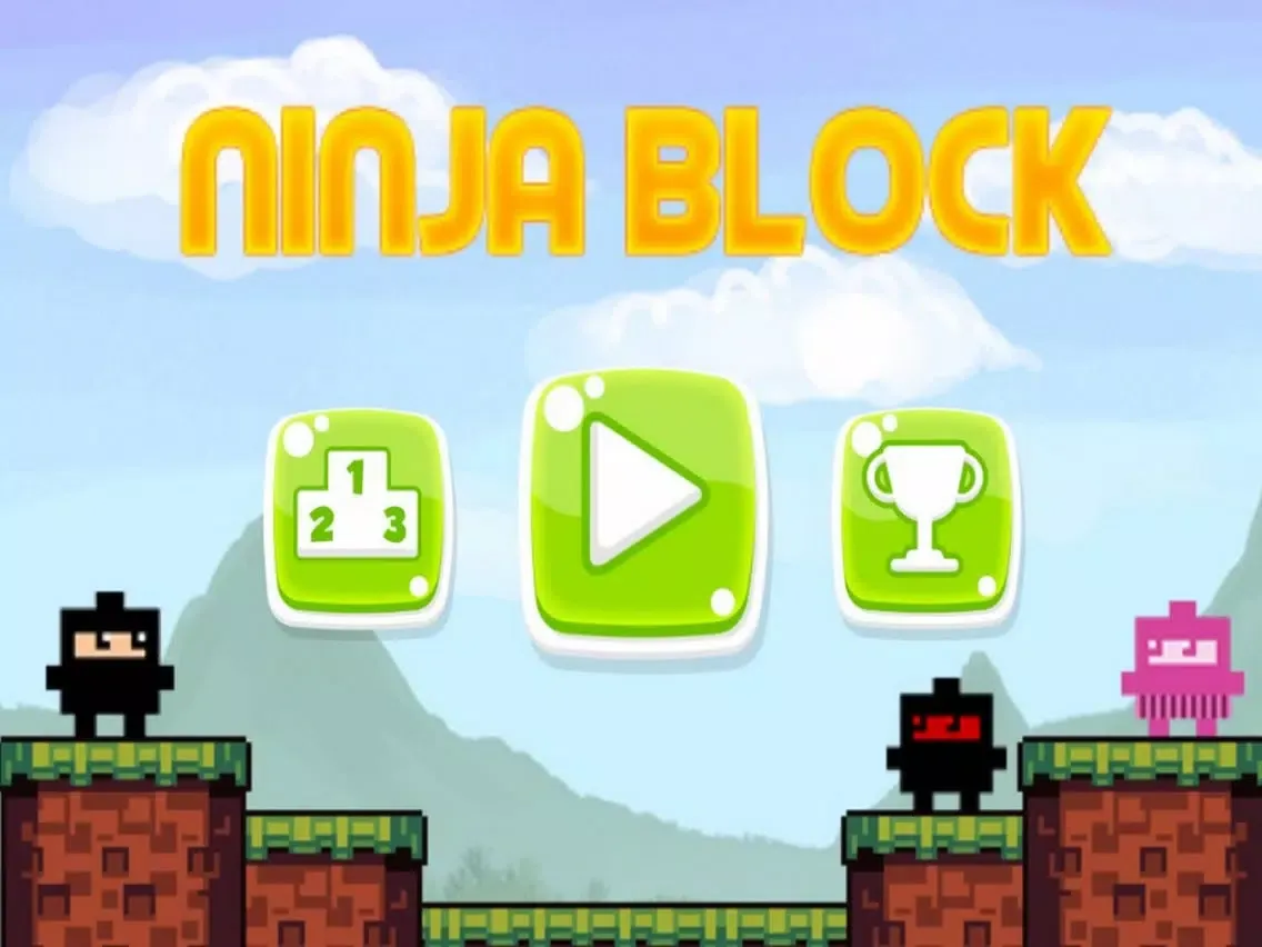 Zrzuty ekranu Mutant Block Ninja Games iPad 