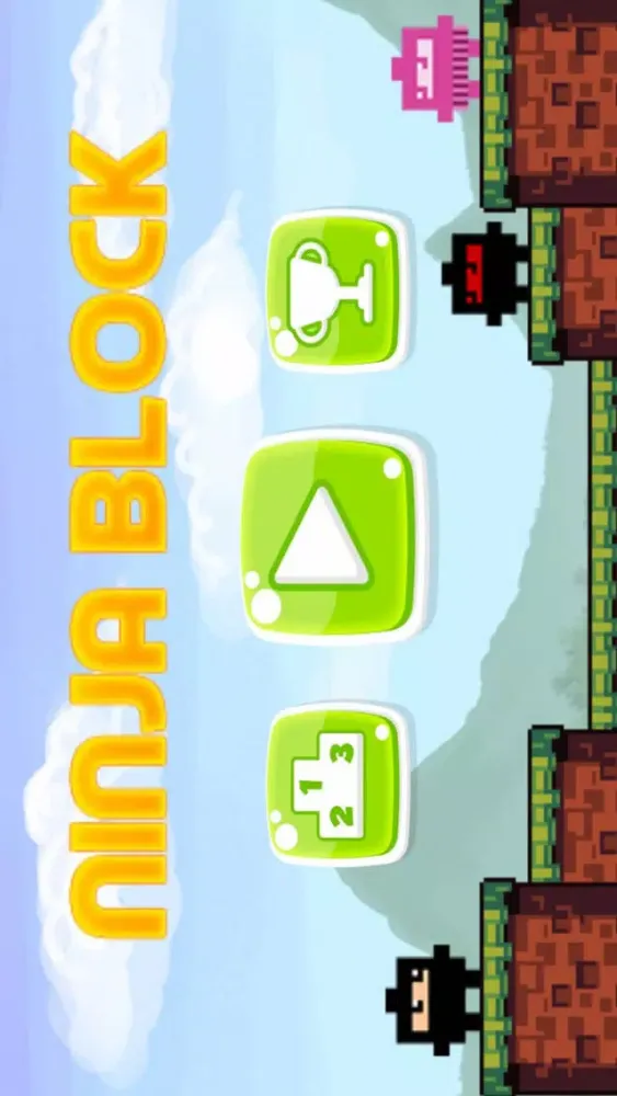 Zrzuty ekranu Mutant Block Ninja Games