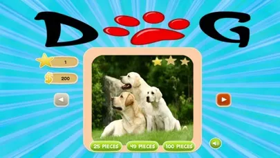 Capturas de tela do Puppy Dog Jigsaw Puzzle