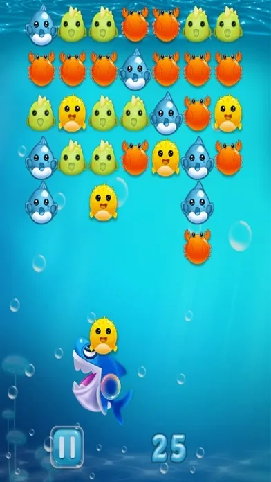 Bubble Shark Crazy Game - A fun & addictive puzzle سکرین شاٹس