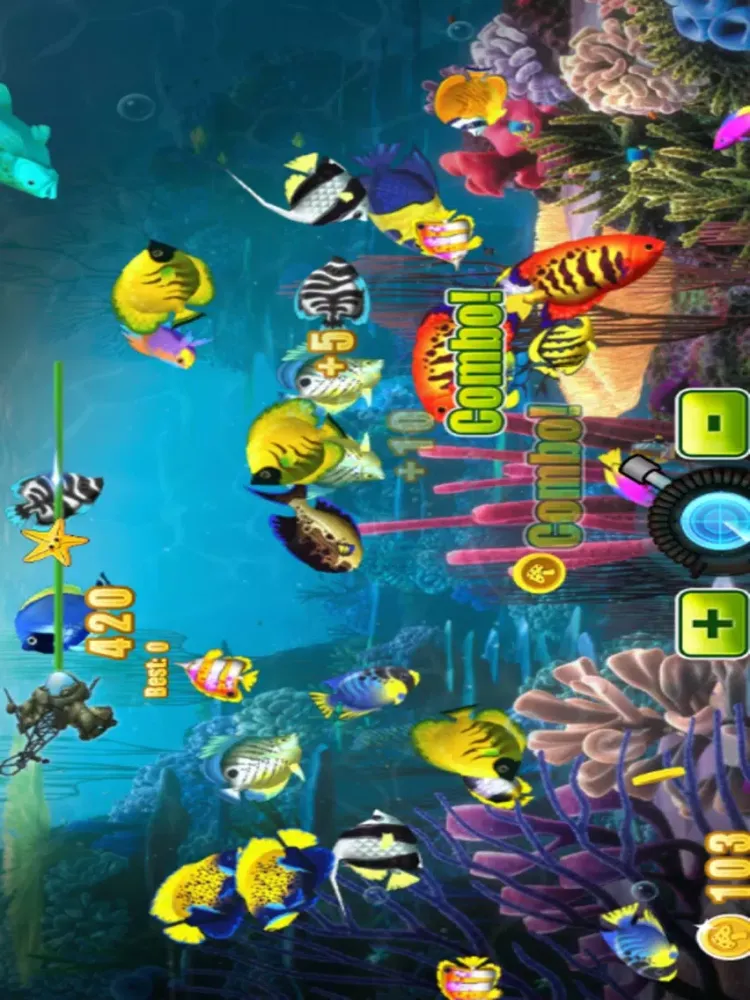捕鱼 钓鱼小游戏：深海历险 iPad  Screenshots