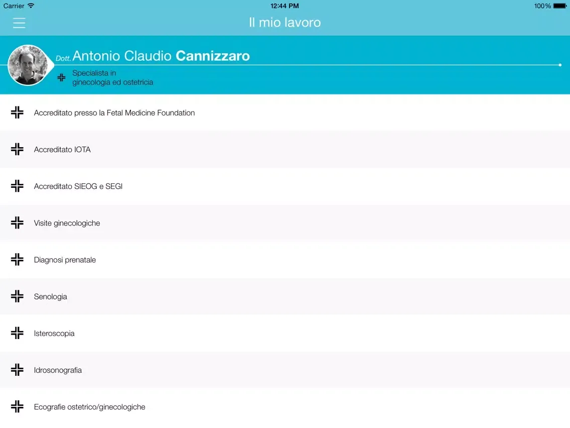 Dr. Antonio Claudio Cannizzaro • OB Doctor iPad  Screenshots