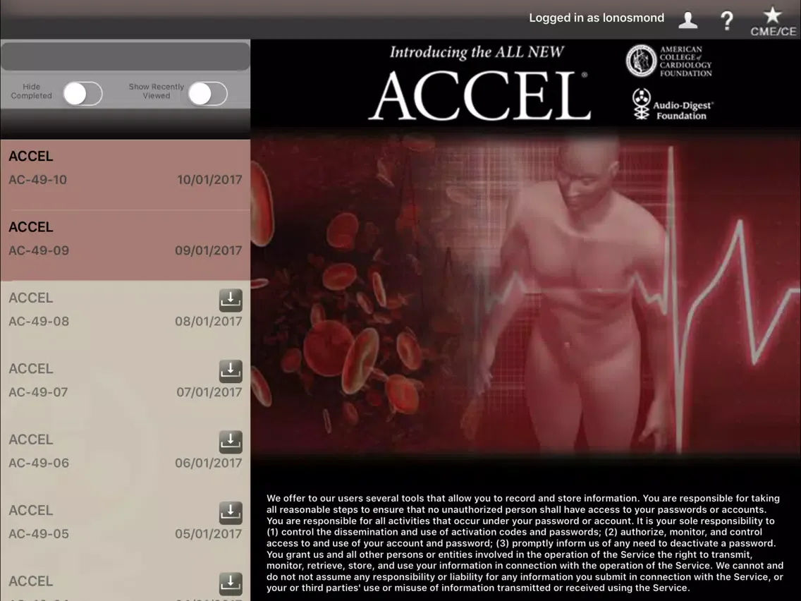 ACCEL Audio iPad  سکرین شاٹس