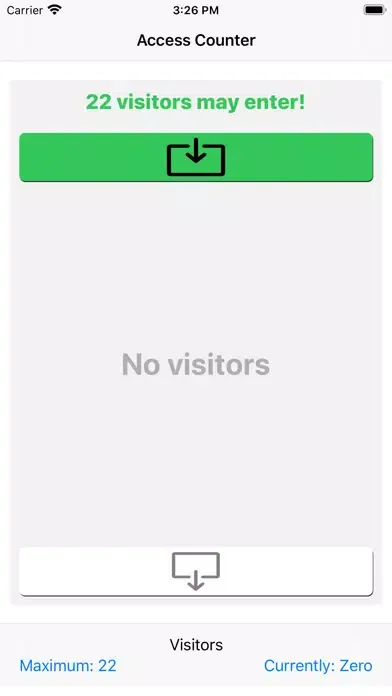 Tangkapan layar Access Counter