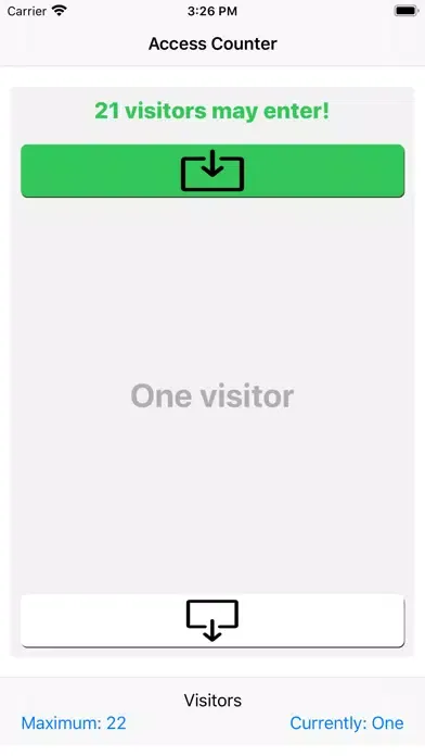 Tangkapan layar Access Counter