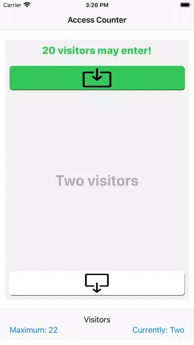 Tangkapan layar Access Counter