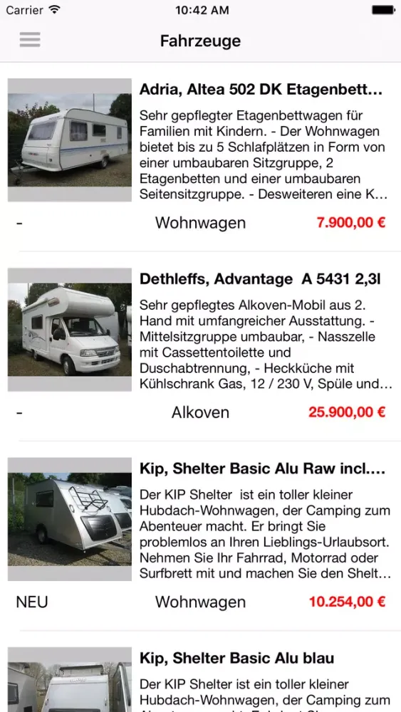Adria ACC Wolfgang Fonacon e.K. Screenshots