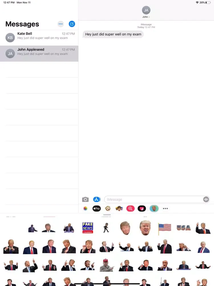Trump Keyboard & Stickers iPad  স্ক্রিনশট